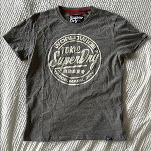 SuperDry Gray Men's T-Shirt